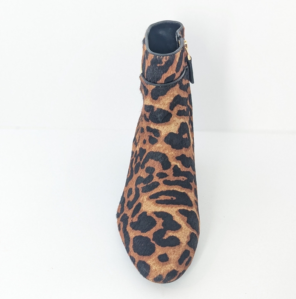NWOT Lauren Ralph Lauren Leopard Ankle Boots - Picture 3 of 16